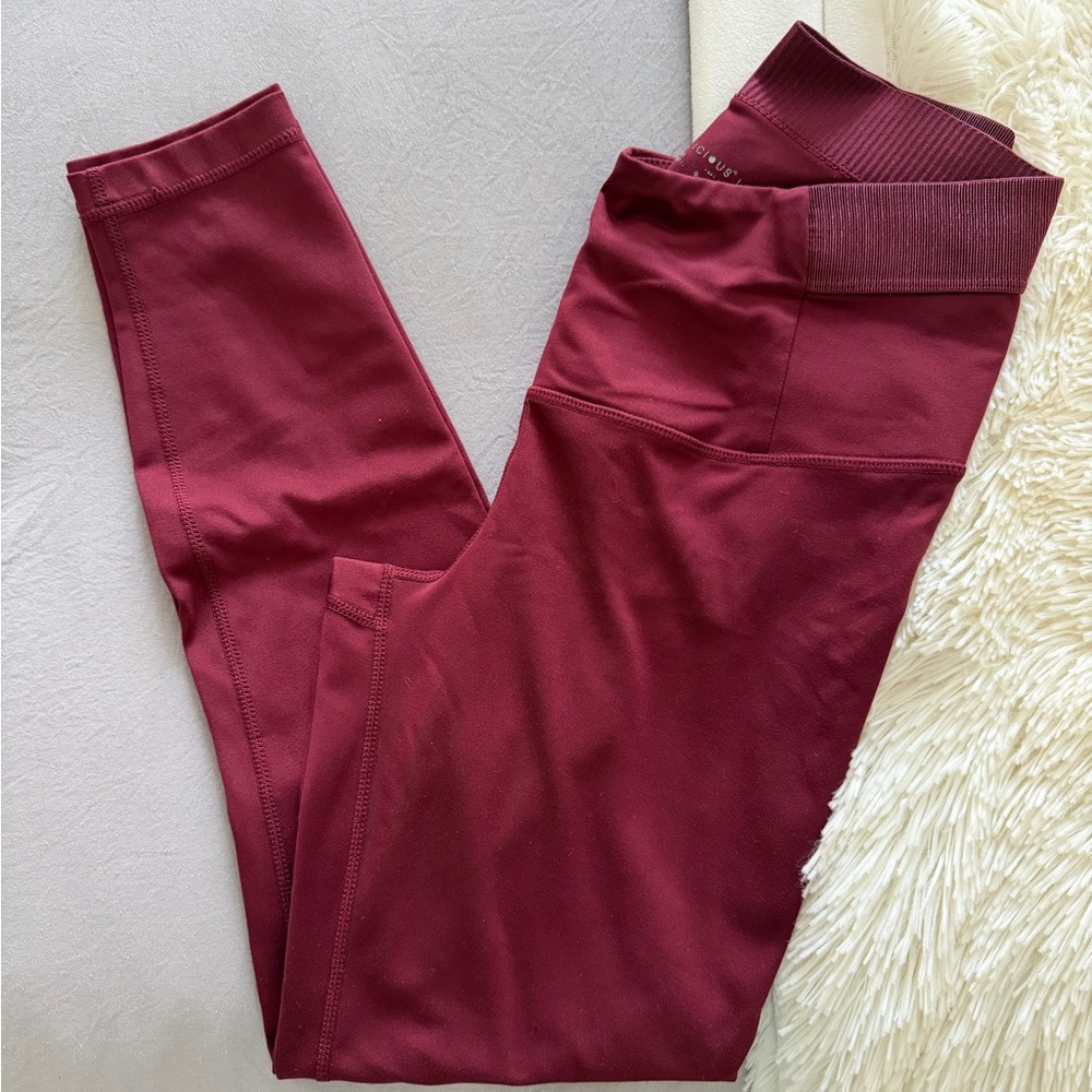 Burgundy Leggings